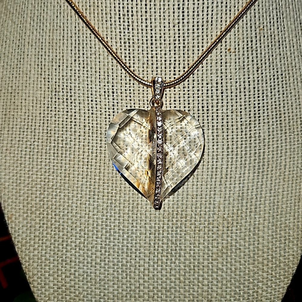Bella Jack Crystal Heart Necklace